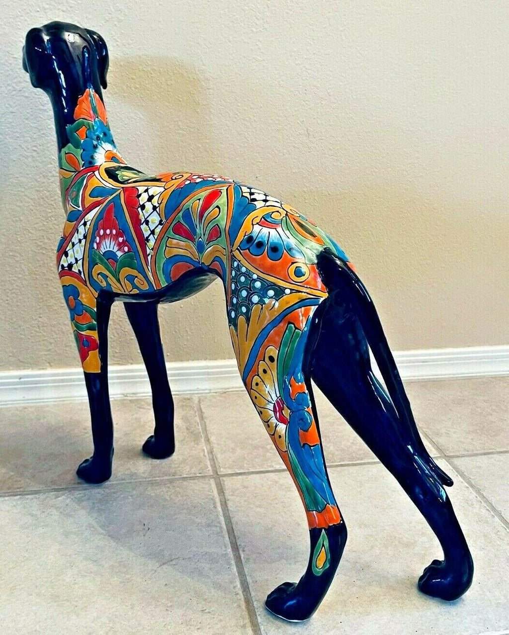 Whippet Decorative Statue