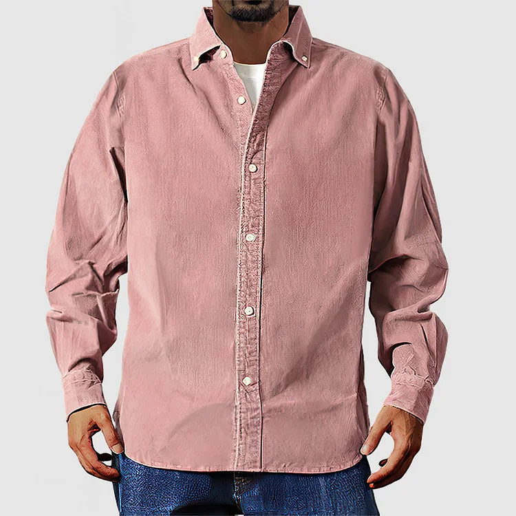 Albert - Men vintage basic overshirt