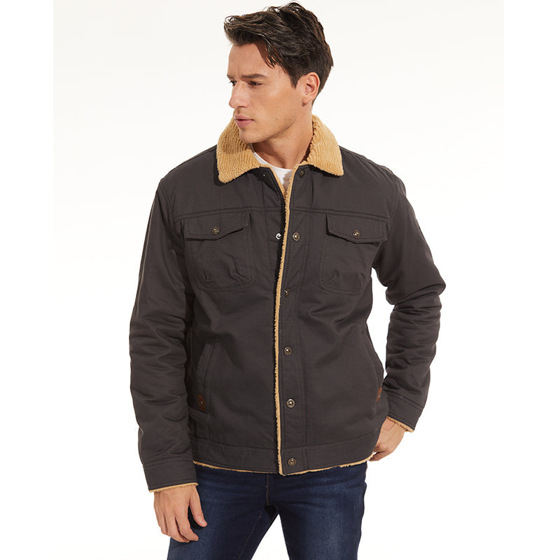 Lars - Bomber jacket with wool lining