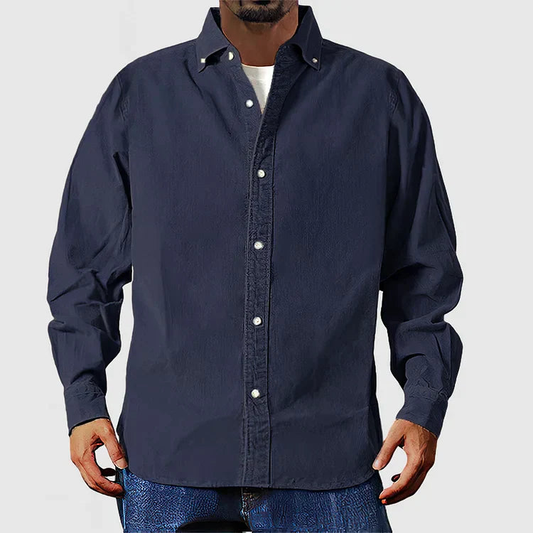 Albert - Men vintage basic overshirt