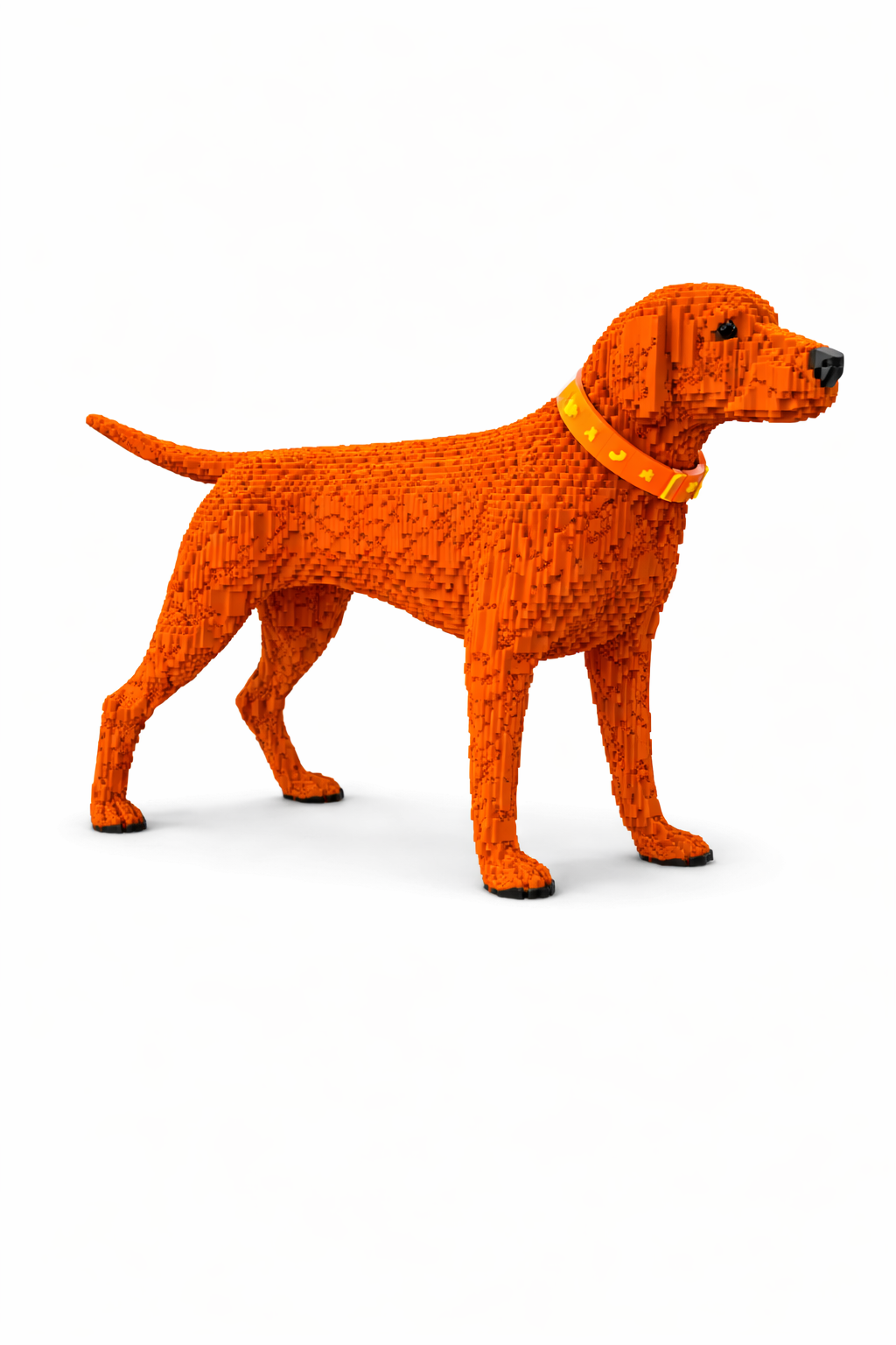 Vizsla Building Brick Dog