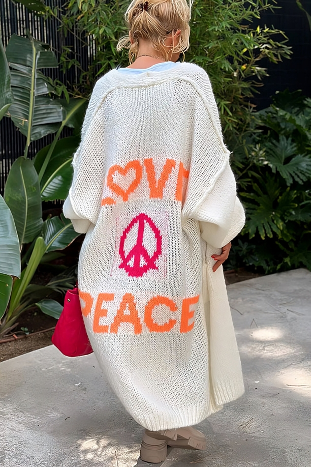 Georgia - Long knitted cardigan