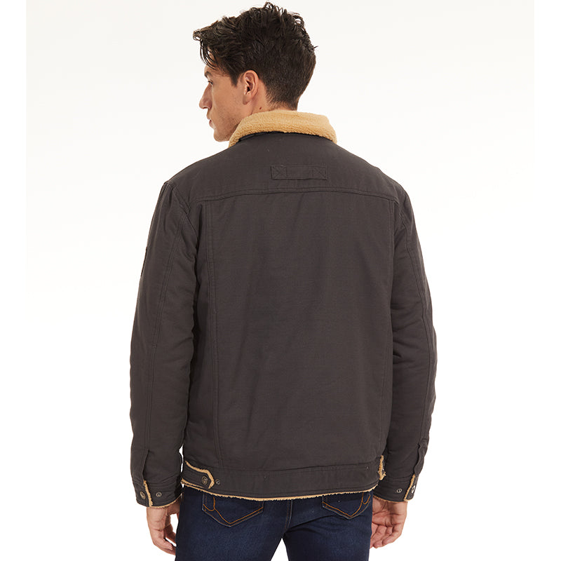 Lars - Bomber jacket with wool lining