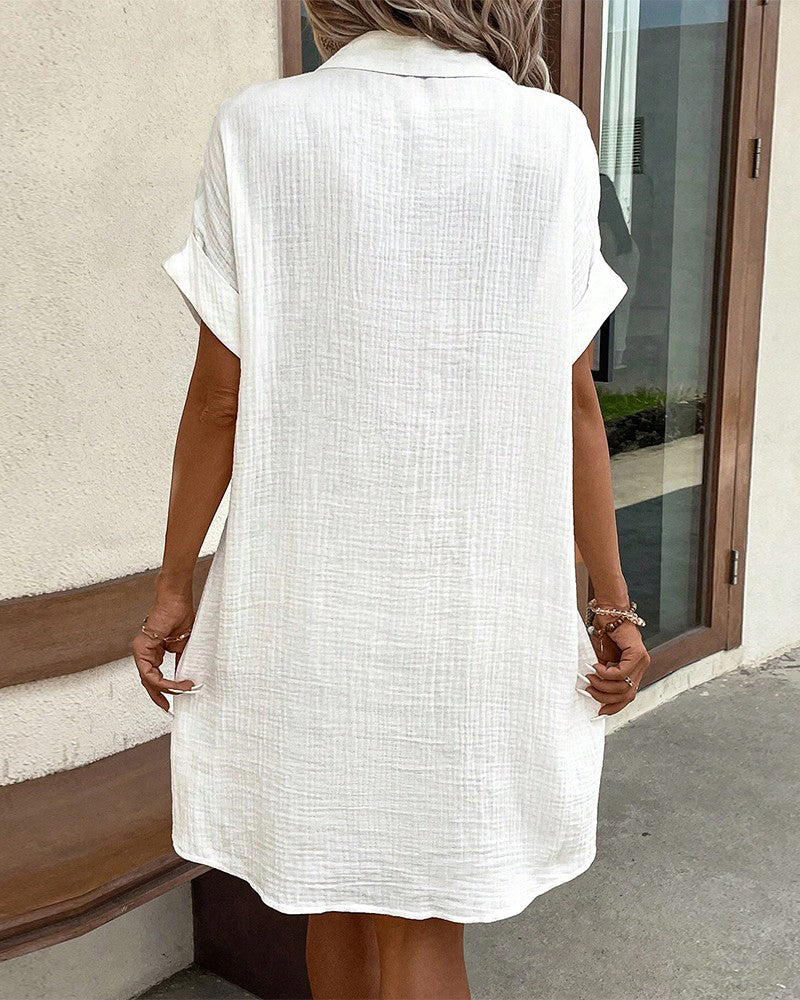 Melsie - Elegant Shirt Dress