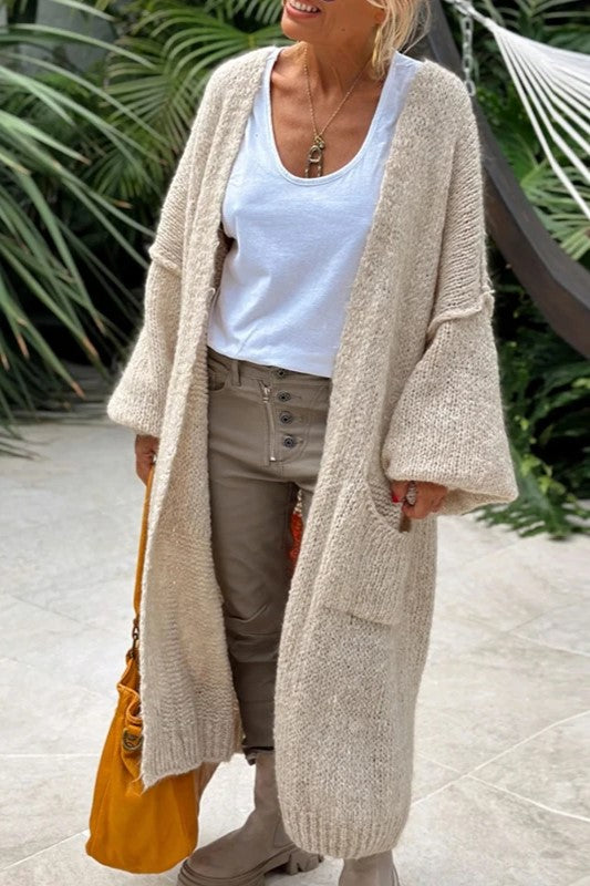 Georgia - Long knitted cardigan