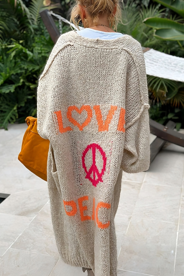 Georgia - Long knitted cardigan