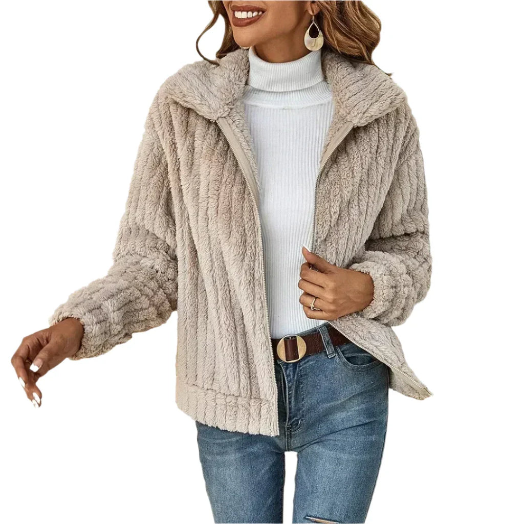 Rhonda - Casual plushy cardigan