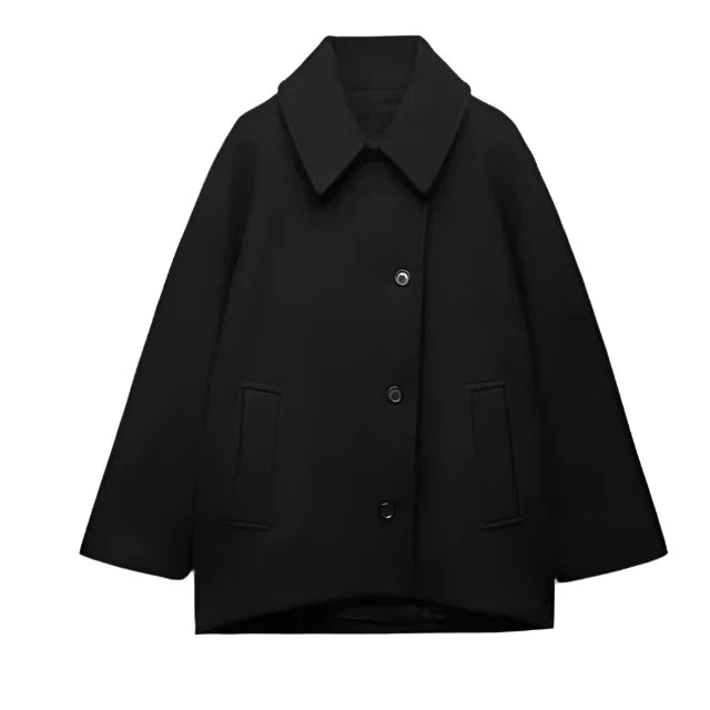 Karina - Turn down collar coat