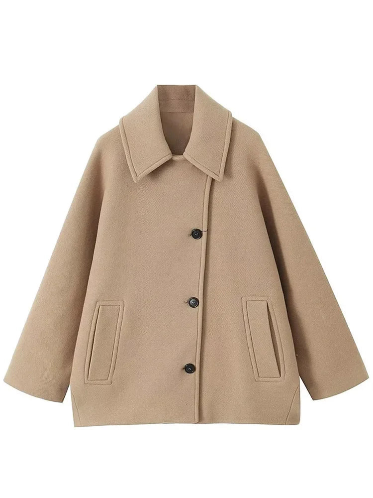 Karina - Turn down collar coat
