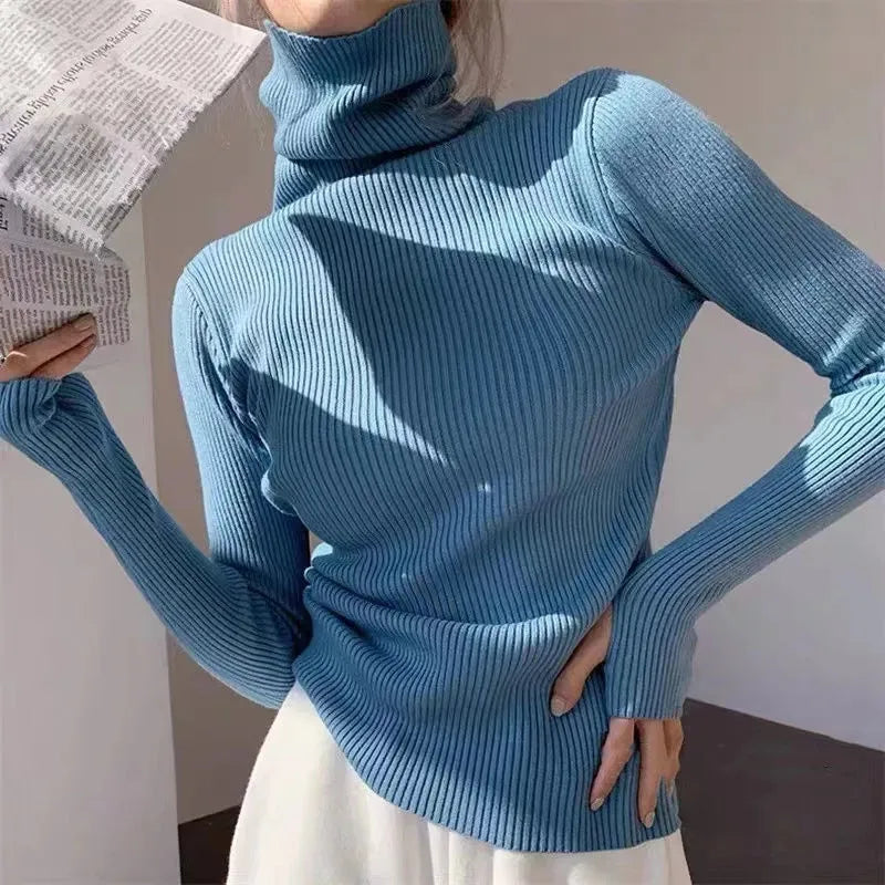 Olivia Heaps Collar Turtleneck Sweater