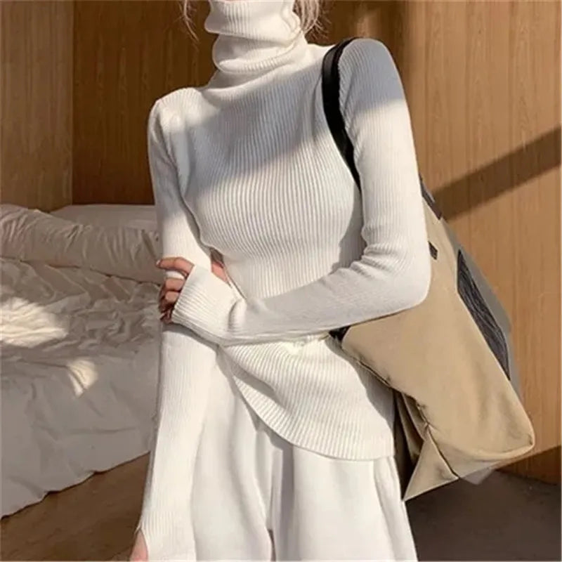 Olivia Heaps Collar Turtleneck Sweater