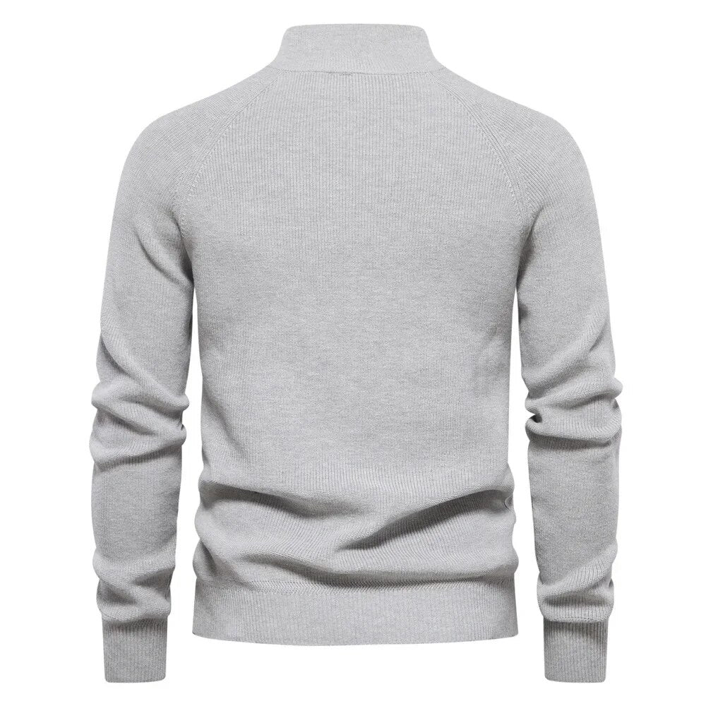 Aziel - Knitted zipper sweater