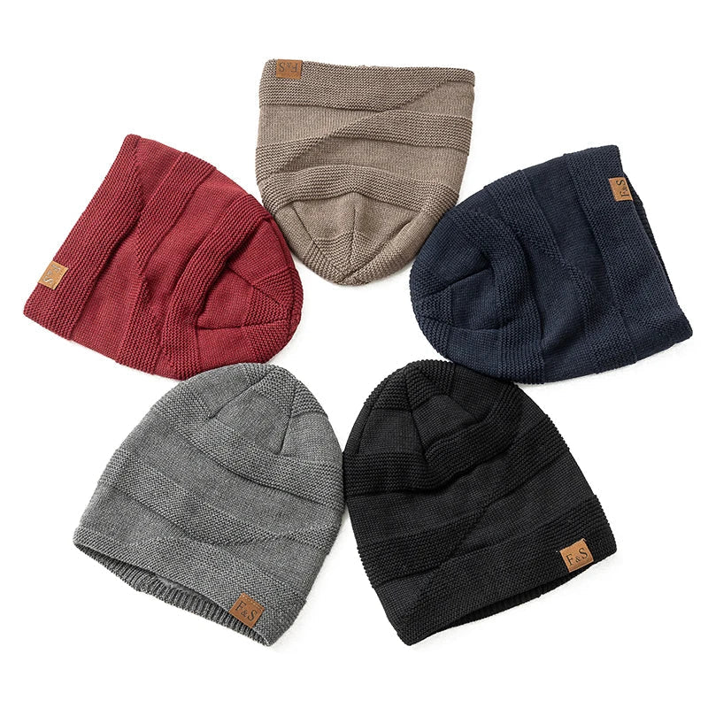 Coos - Fur-lined slouchy hat for winter