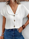 Aries - Top with collar and buttons
