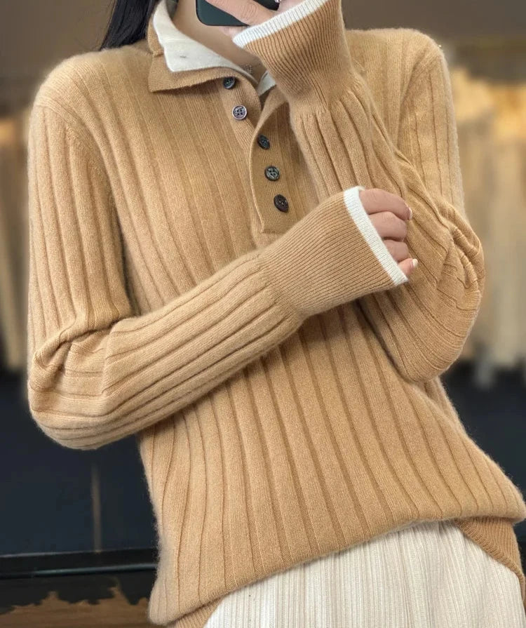 Clara Turn-down Collar Pullover