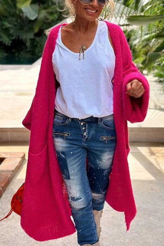 Georgia - Long knitted cardigan
