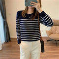Ava Striped Knitted Sweater