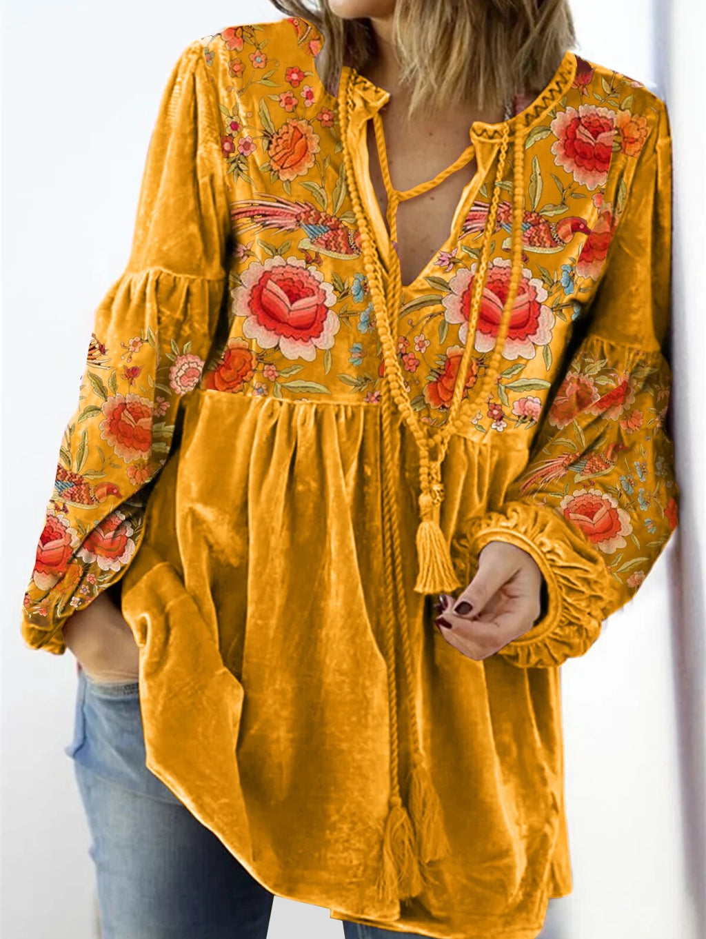 Freya - Pullover with V neckline