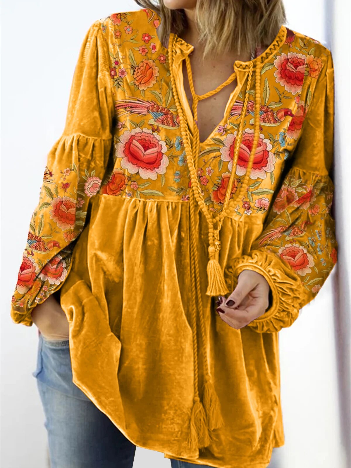 Freya - Pullover with V neckline