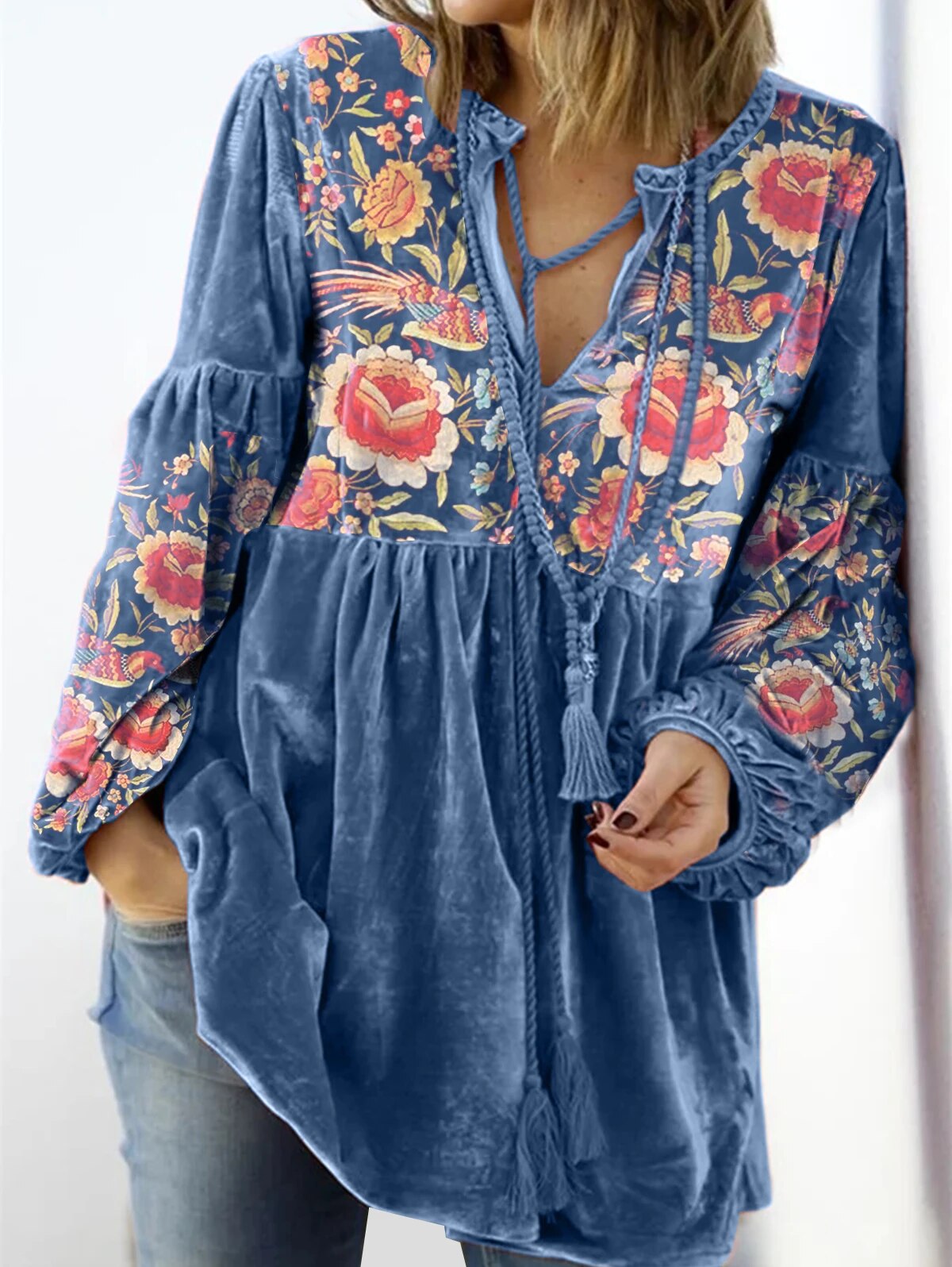 Freya - Pullover with V neckline