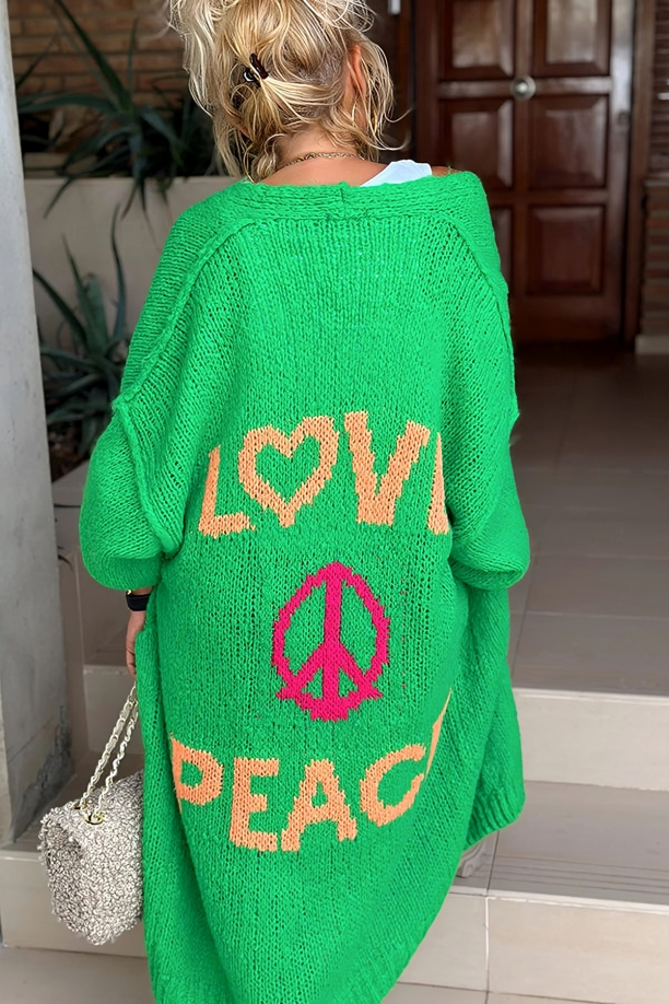 Georgia - Long knitted cardigan