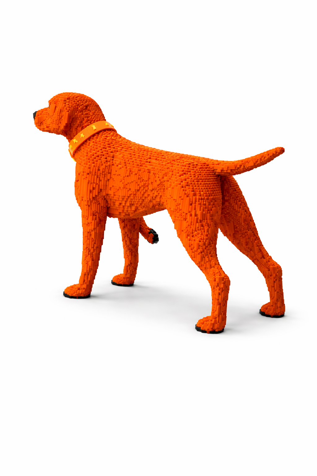 Vizsla Building Brick Dog