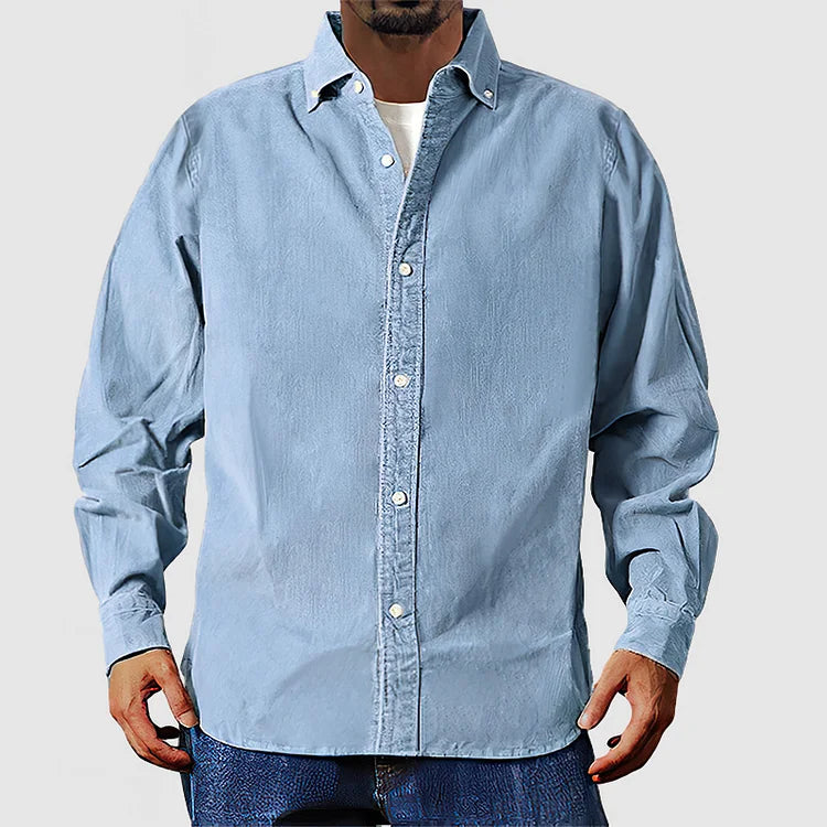 Albert - Men vintage basic overshirt
