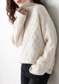 Sophie - Turtleneck pullover with premium softness effect