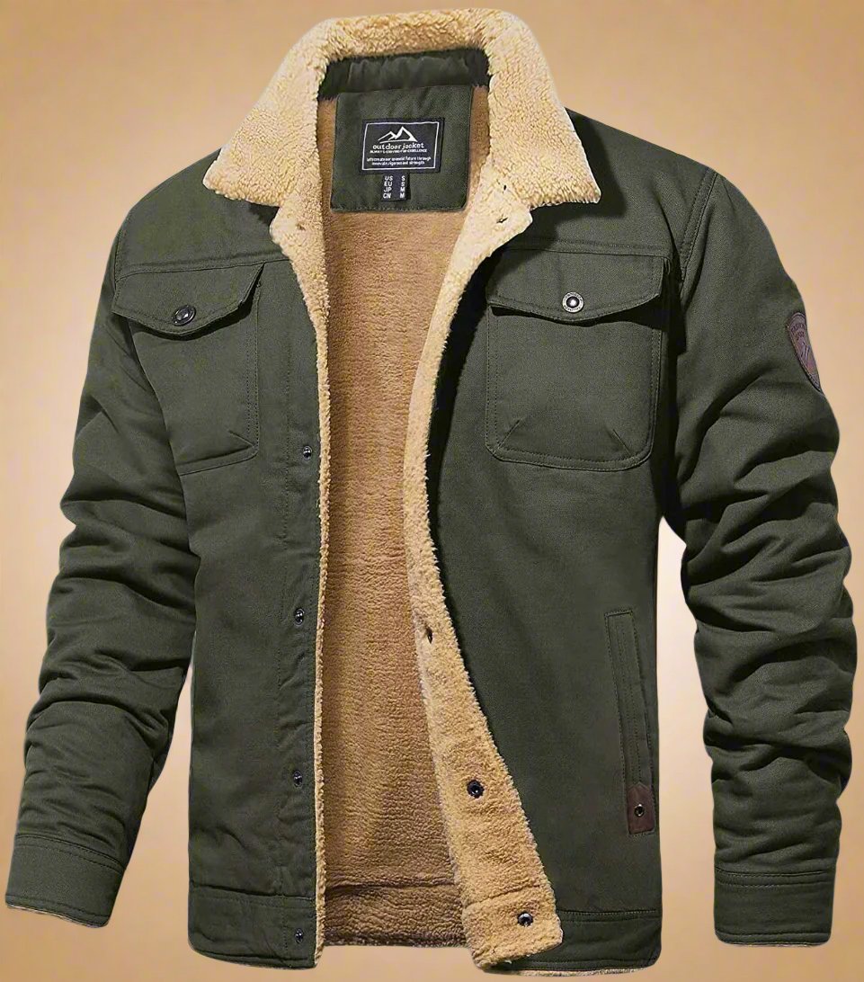 Lars - Bomber jacket with wool lining