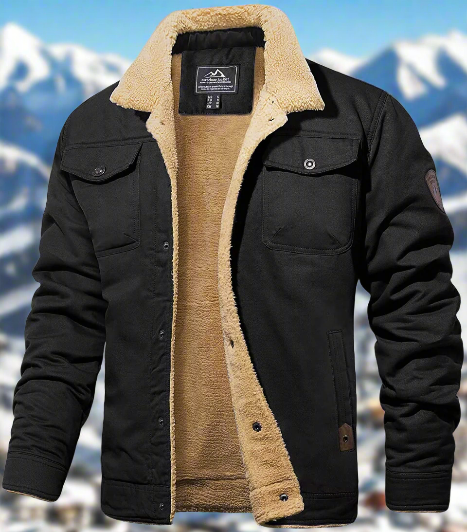 Lars - Bomber jacket with wool lining